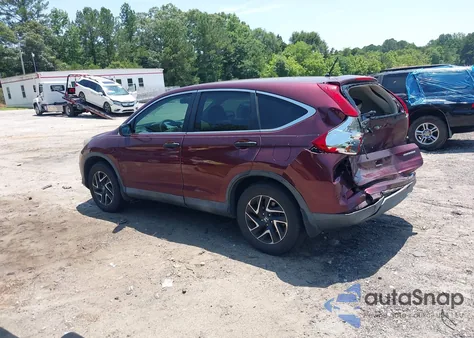 2016 Honda Cr-V Se z USA, uszkodzony, nr VIN 2HKRM3H46GH549221